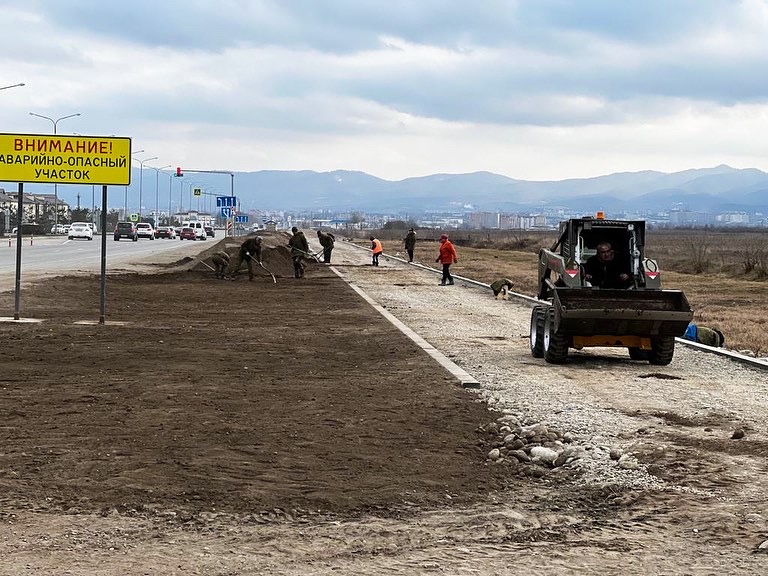 Продолжается благоустройство населенных пунктов Чегемского района