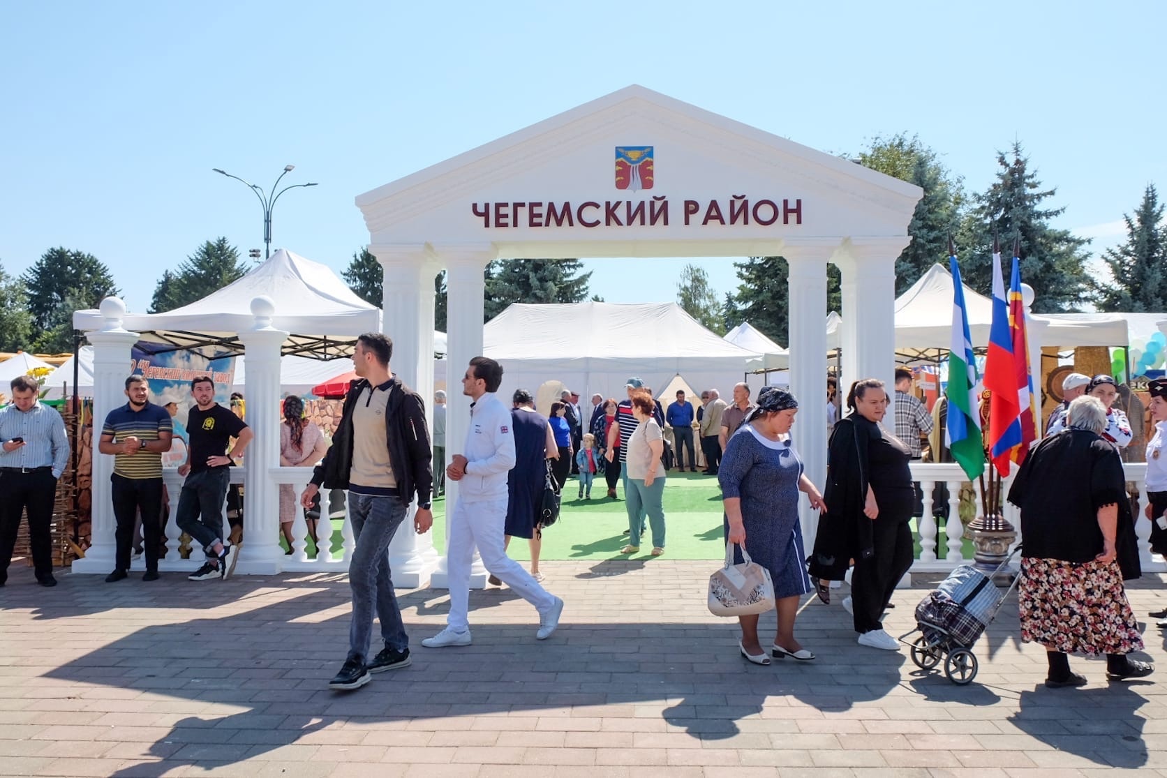 Чегемский район принял участие в празднике культур народов Кабардино-Балкарии "100 лет КБР"
