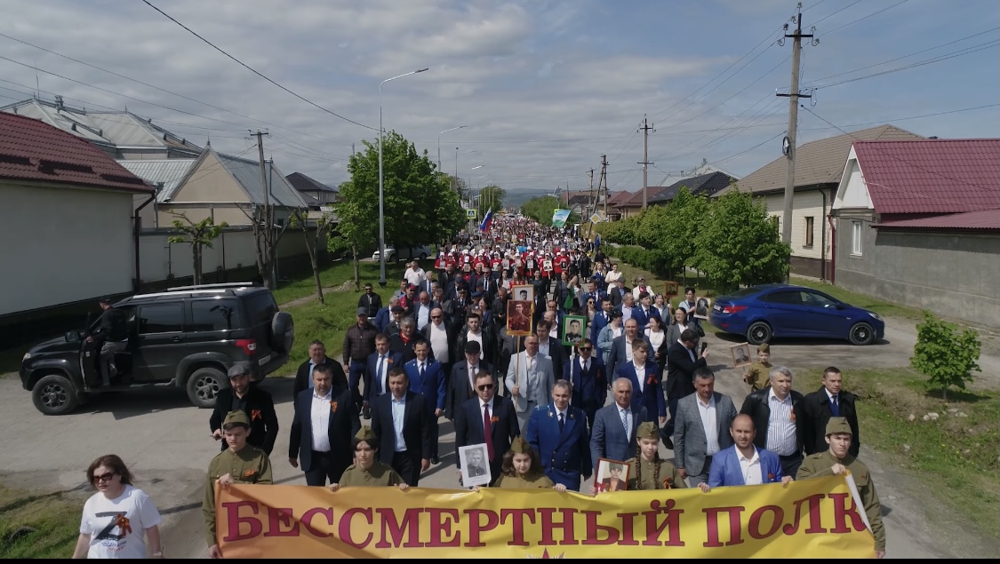 Масштабные торжества, посвященные 77-годовщине Победы в Великой Отечественной войне состоялись в Чегемском районе